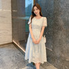 奢姿大码女装2025夏季圆领气质简约连衣裙胖妹妹植物花卉时尚裙子9952822350 商品缩略图0