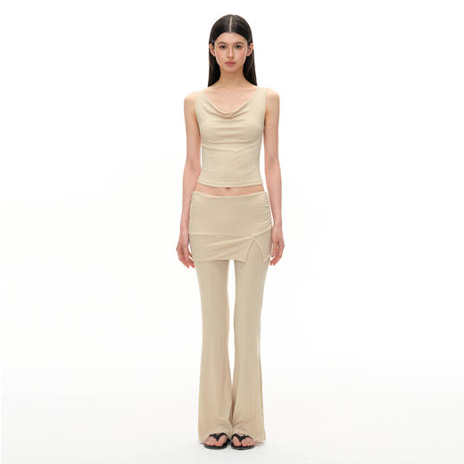 Ariseism  美式复古无袖背心长裤套装女夏季新款两件套 商品图2