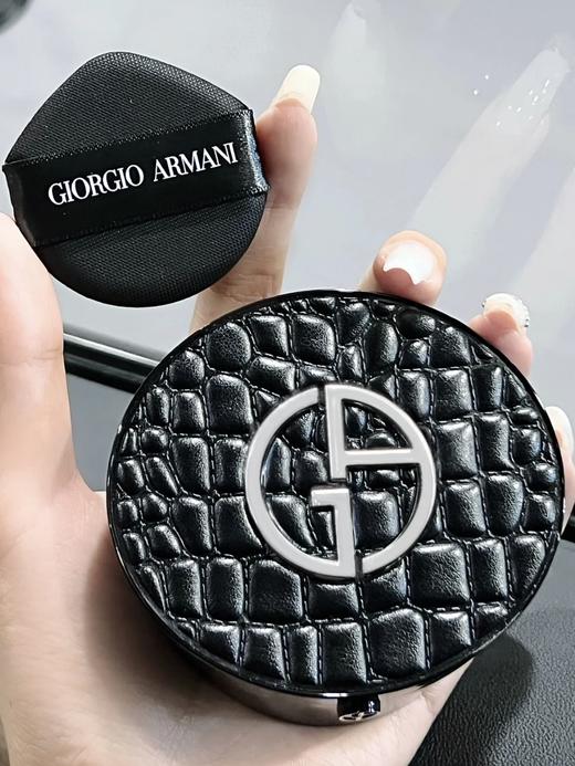 阿玛尼黑鳄纹「微雾丝光」黑科技养肤气垫 商品图0