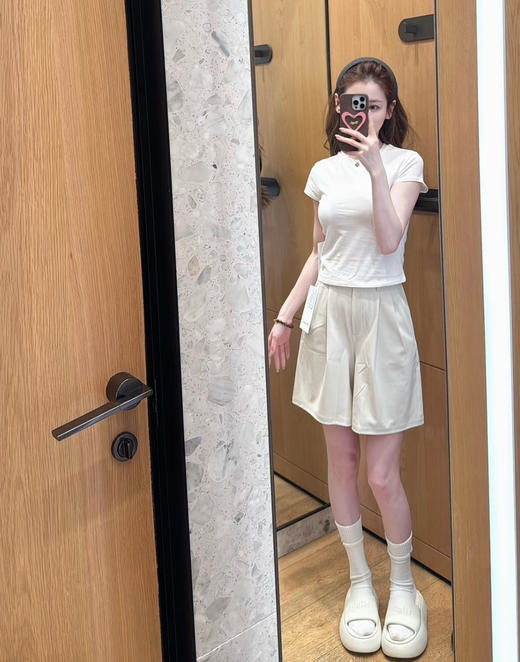 Lu家Luxtreme™ 女士7寸压胶西装短裤070202 商品图3