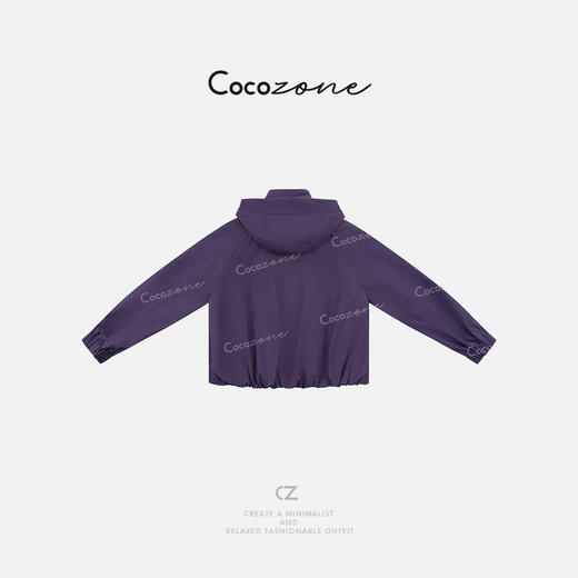 COCO ZONE 刘一一 松弛假日风活力感连帽拉链简约外套 CD2A1477 商品图1