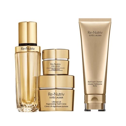 【年终限时大促】【香港直邮】雅诗兰黛白金级花菁萃护肤套装 精华30ml+面霜50ml+眼霜15ml+洗面奶125ml 商品图1