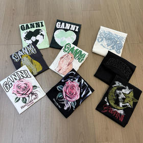 ganni九色短袖T恤062001