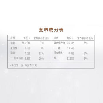千层雪生椰拿铁味冰淇淋 雪糕 冰激凌62g*4支 商品图6