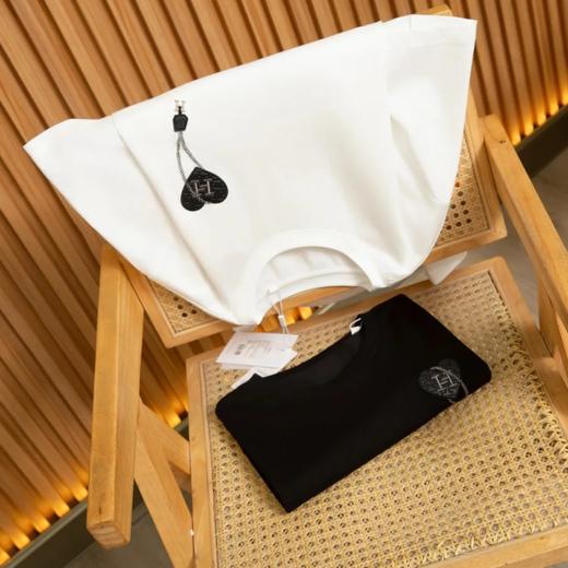 高奢系列！索罗纳凉感！3D立体印花！垂顺冰感高弹夏季男士圆领短袖T恤衫 商品图4