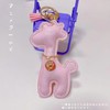【爱马仕橙，萌到犯规！】长颈鹿皮革钥匙扣 可爱包包挂件 卡通手腕链衣服配饰 卡通公仔-QQ 商品缩略图4