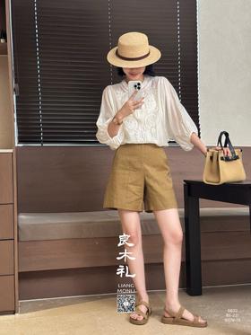 夏季——亚麻短裤
