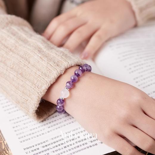 钻石豪门6000积分梦幻紫色渐变月光石手串 商品图2