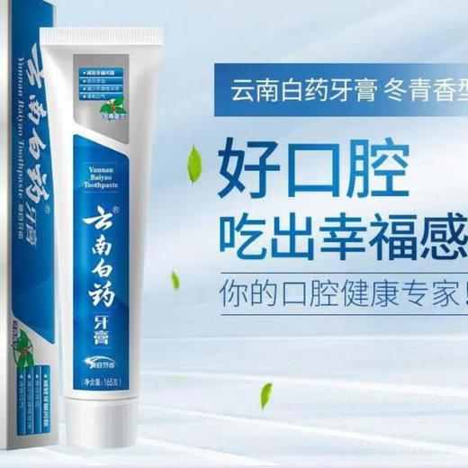 云南白药牙膏 冬青香型165g/支 商品图1