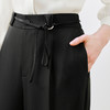 【商场同款】诗凡黎黑色直筒休闲裤2025夏百搭通勤长裤3G4150531 商品缩略图3