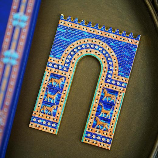 【译森文创】伊什塔尔门金属浮雕冰箱贴 商品图2