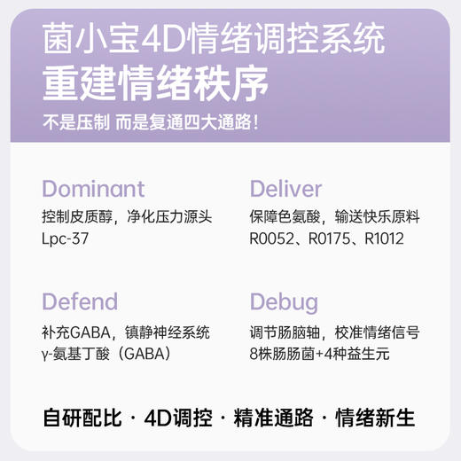 【国补套餐】菌小宝[太空17号]安舒益生菌 30瓶/舱*2舱 商品图2