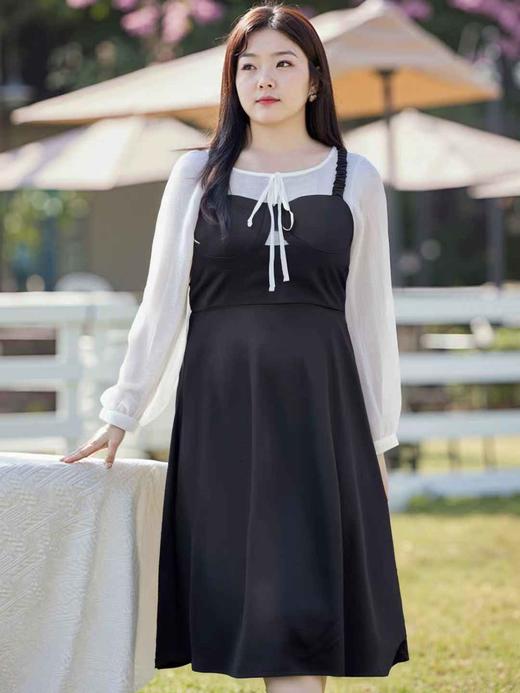 【诗铭洛可】（套装）XCA431雪纺薄衫➕吊带裙连衣裙两件套A2-2 商品图0