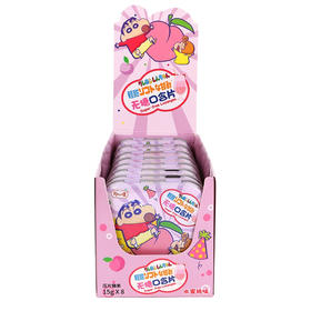 好心情无糖口含片(水蜜桃味)(蜡笔小新)盒装15g（6939501818002）