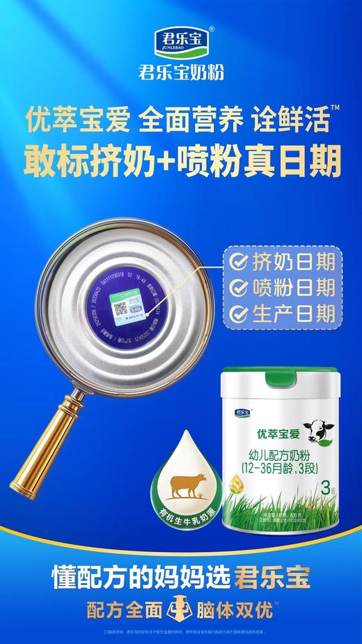 【君乐宝优萃宝爱800克】
零售价一罐318元，现特价活动一罐265元，共800克六罐1590元，再加送抽奖券四张. 商品图6