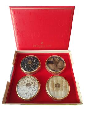 热销新款 甄选4拼 160g/盒 西洋参50g 鱼胶20g 陈皮40g 黑枸杞50g