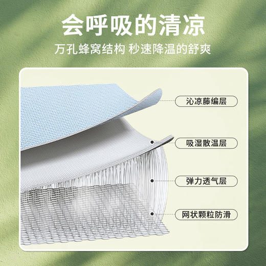 夏季清凉【办公室椅子坐垫】防滑透气垫子加厚软垫 家用座椅实木板凳垫子 商品图2