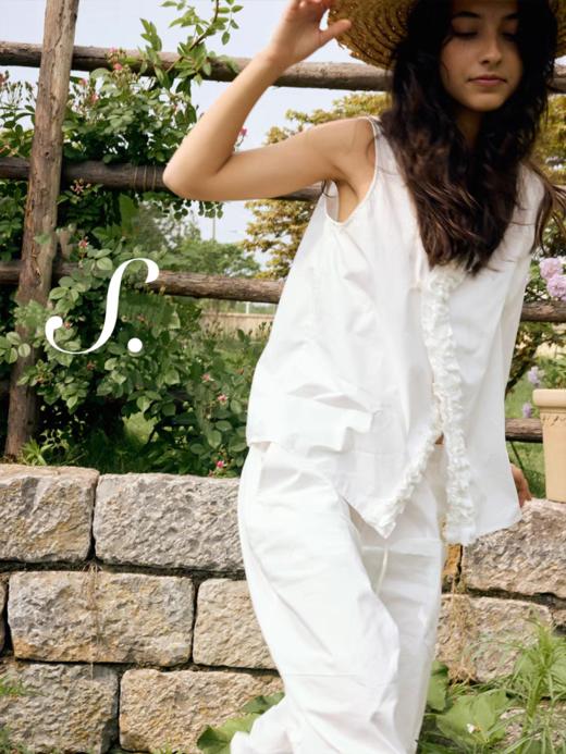 shyshystill/shy202502064/斜门襟背心上衣无袖 商品图2