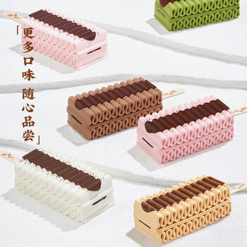 千层雪生椰拿铁味冰淇淋 雪糕 冰激凌62g*4支 商品图5