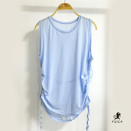 壁虎瑜伽【2507SY368】宽松休闲速干无袖背心【5天发货】 商品图5