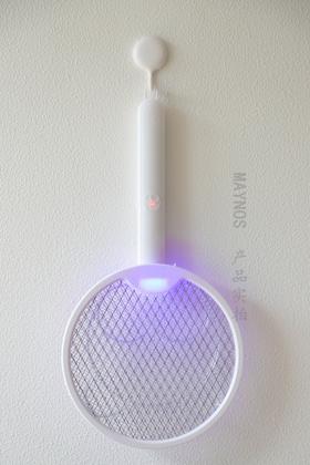 【折叠式电蚊拍】即是电蚊拍也是灭蚊灯 A-4748