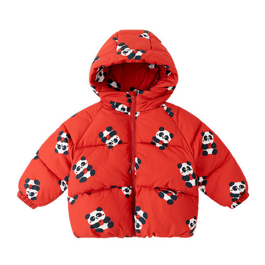 嘟嘟家宝宝棉服连帽外套冬季加厚保暖棉衣可爱儿童满印卡通棉袄潮 商品图4