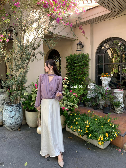 Read Nameless/松紧腰头软缎裙 2025/7/3 商品图13