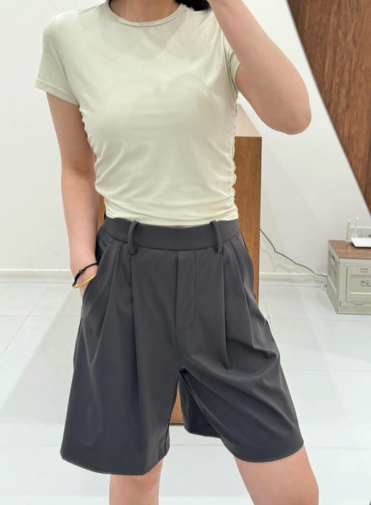 Lu家Luxtreme™ 女士7寸压胶西装短裤070202 商品图6