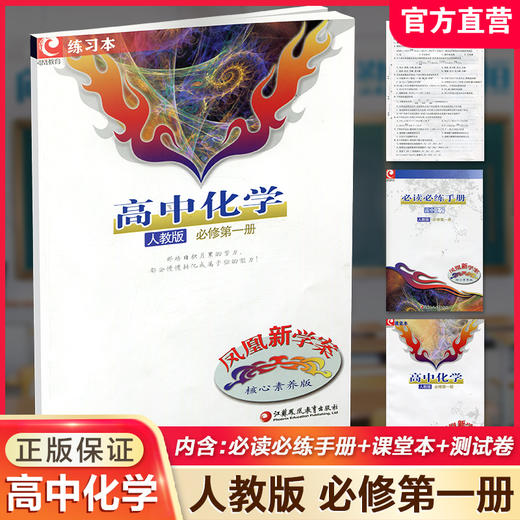 2025年 凤凰新学案 高中化学 人教版必修第一册 课堂本 高中教辅 学生用书 核心素养版 高中化学同步练习 江苏凤凰教育出版社 商品图0