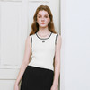 【商场同款】诗凡黎撞色边针织背心2025夏新款无袖上衣3G4230792 商品缩略图4