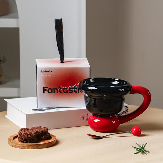 【范特西创意陶瓷马克杯】ins风伴手礼情侣水杯礼物 办公室高颜值雪糕杯马克杯礼品 商品图6