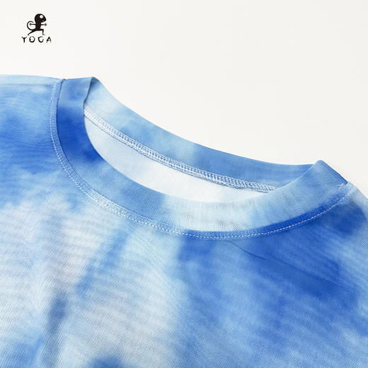 壁虎瑜伽【2507SY372】高弹网纱轻薄透气罩衫【5天发货】 商品图3