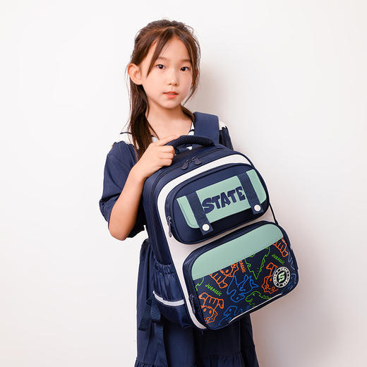 🎒开学必备！1-6年级小学生减负神器✨透气轻便，护脊更舒适，男女通用超实用！ 商品图1