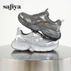 预售|Safiya/索菲娅2025时尚烫钻厚底轻便增高百搭透气休闲老爹鞋SFD3112061 商品缩略图0