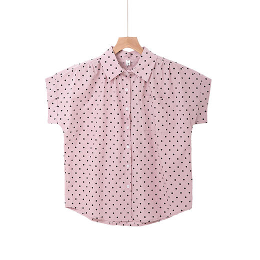 波点短袖衬衫 商品图1