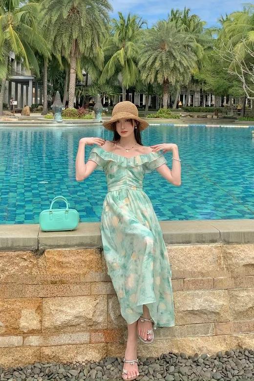 SUMMER & SAGE 度假风法式浪漫连衣裙 20835 商品图0