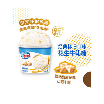 雀巢冰淇淋 家庭杯 花生牛轧糖味245g*1杯 生鲜 冰激凌 雪糕 商品图1