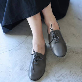 EnAvant 灰色系带小单鞋