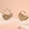 心艺手作：向日葵耳环系列 Small Semi Filigree Crochet Earrings in Silver/Gold 商品缩略图4