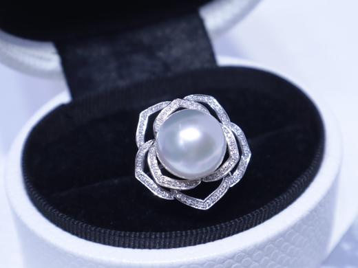 12.2mm澳白戒指 商品图0