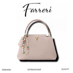 驴家  M12929灰  Capucines Souple 中号手袋