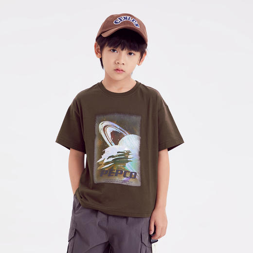 411-童圆领短袖针织衫 商品图0