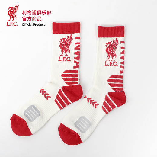 【官方正版】利物浦俱乐部 | 红白拼色提花休闲长袜四季款球迷周边 商品图2