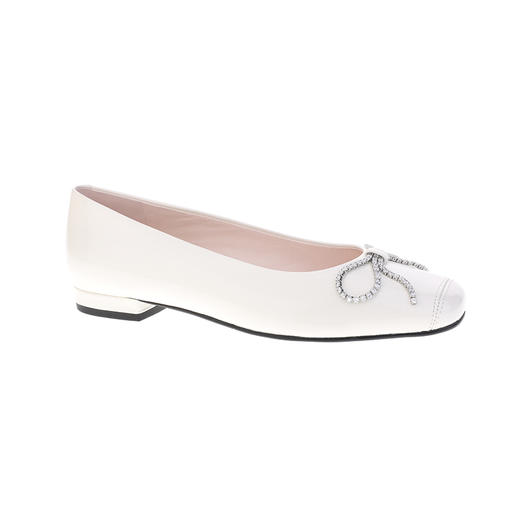 sheme水晶蝴蝶结平底女士单鞋可定制 商品图4