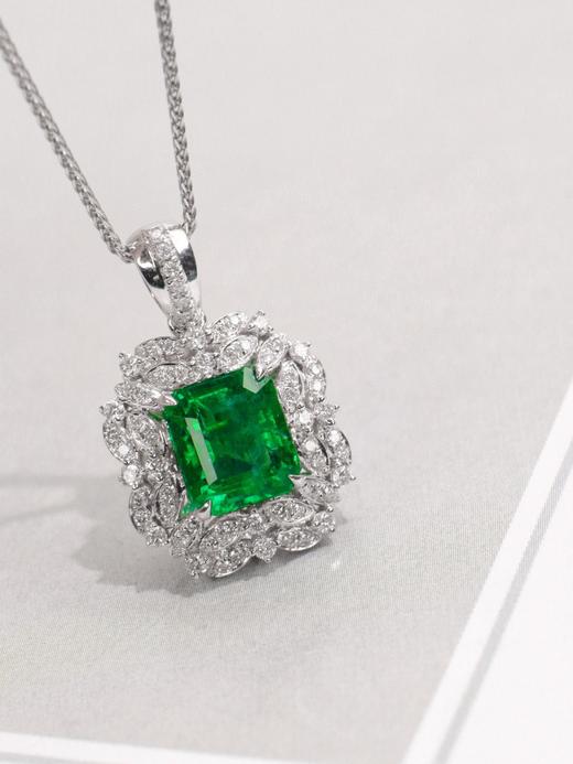 1.85ct刻面祖母绿吊坠 商品图3