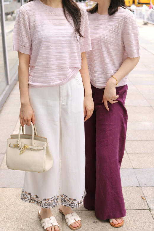 温柔治愈娴娴衫绝美淡紫肌理感莱赛尔衫 商品图7