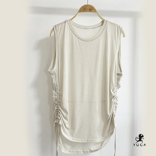壁虎瑜伽【2507SY368】宽松休闲速干无袖背心【5天发货】 商品图7