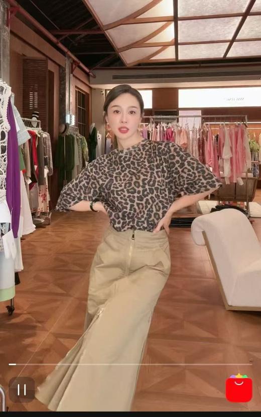 PIANAI冷小姐# 豹纹短袖T 商品图1