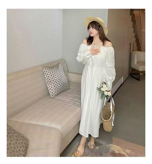 【诗铭洛可】XC7587连衣裙绑带韩版气质设计感裙A2-2 商品图4