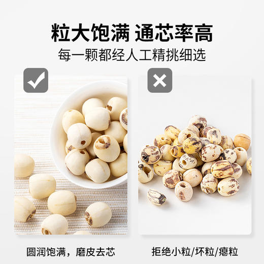 方家铺子 磨皮白莲250g/瓶装 商品图3